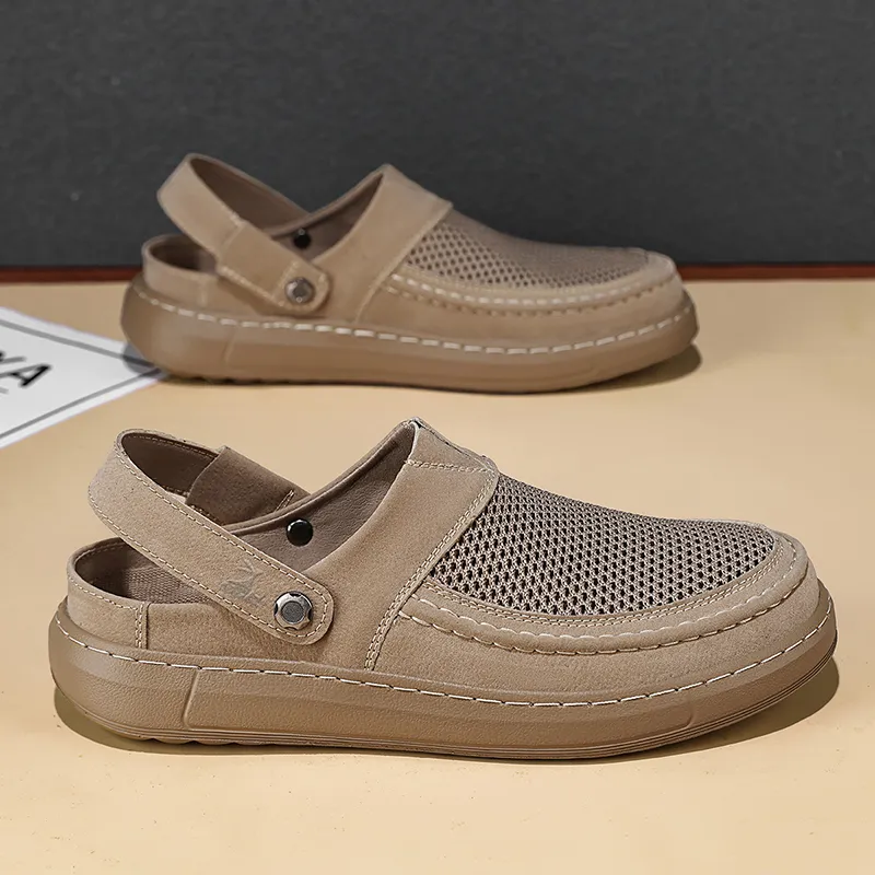 Kangaroo Head Slip Resistant Closed Toe Slippers Men's-1