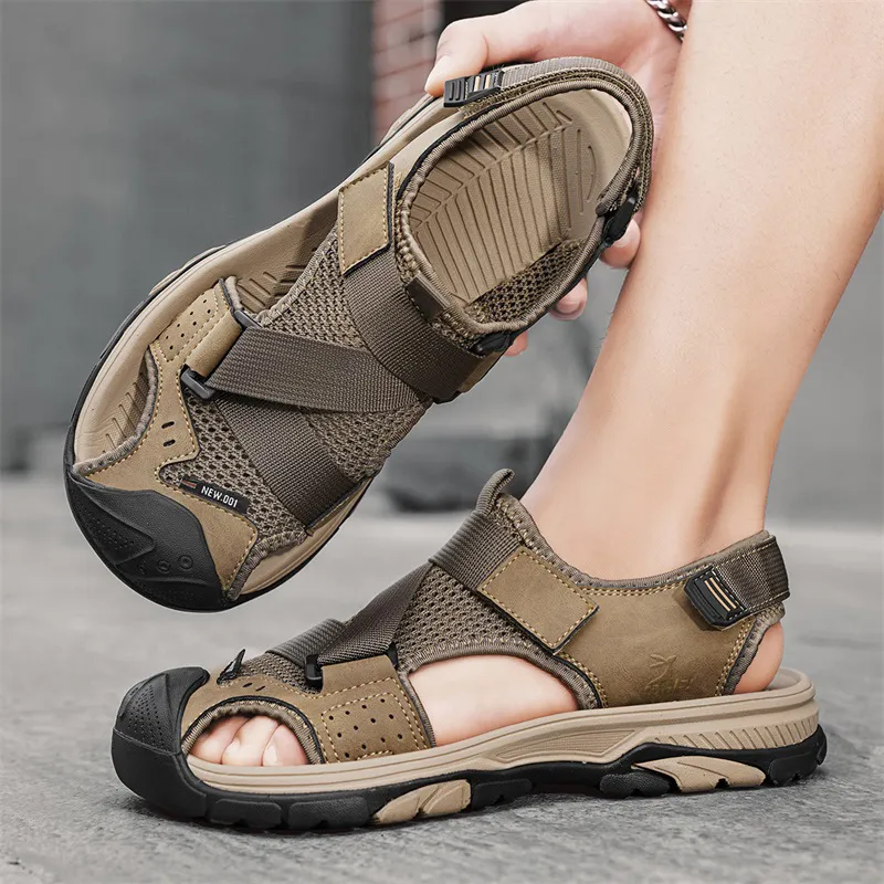 Kangaroo Head Beach Sandals Unisex-6