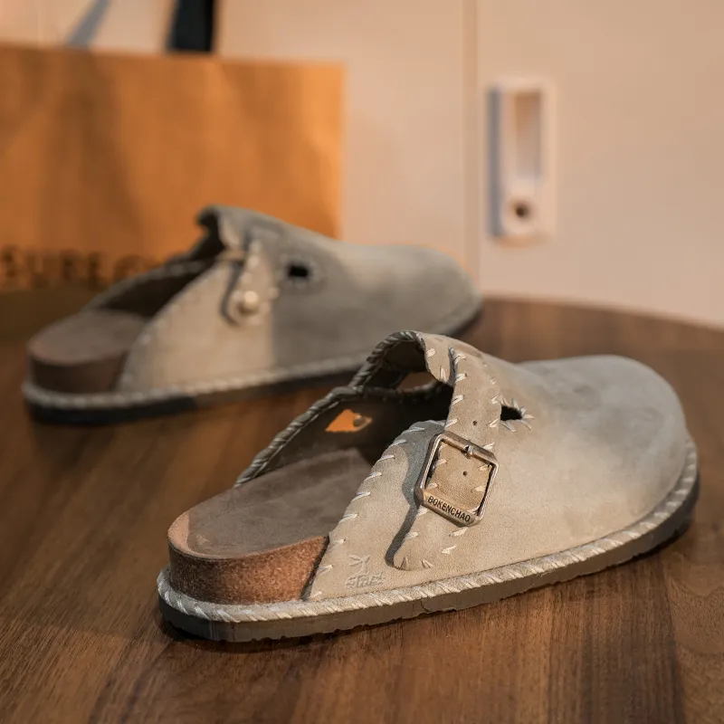 Kangaroo Head Odor Resistant Closed Toe Slippers Unisex-14