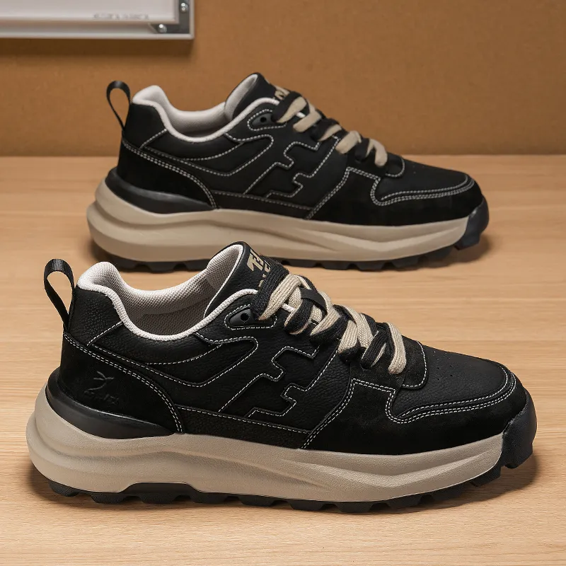 Kangaroo Head Abrasion Resistant Low Top Skateboard Shoes Men's-1