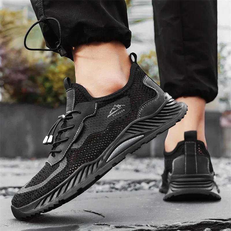Kangaroo Head Abrasion Resistant Slip Resistant Low Top Casual Shoes Men's-6