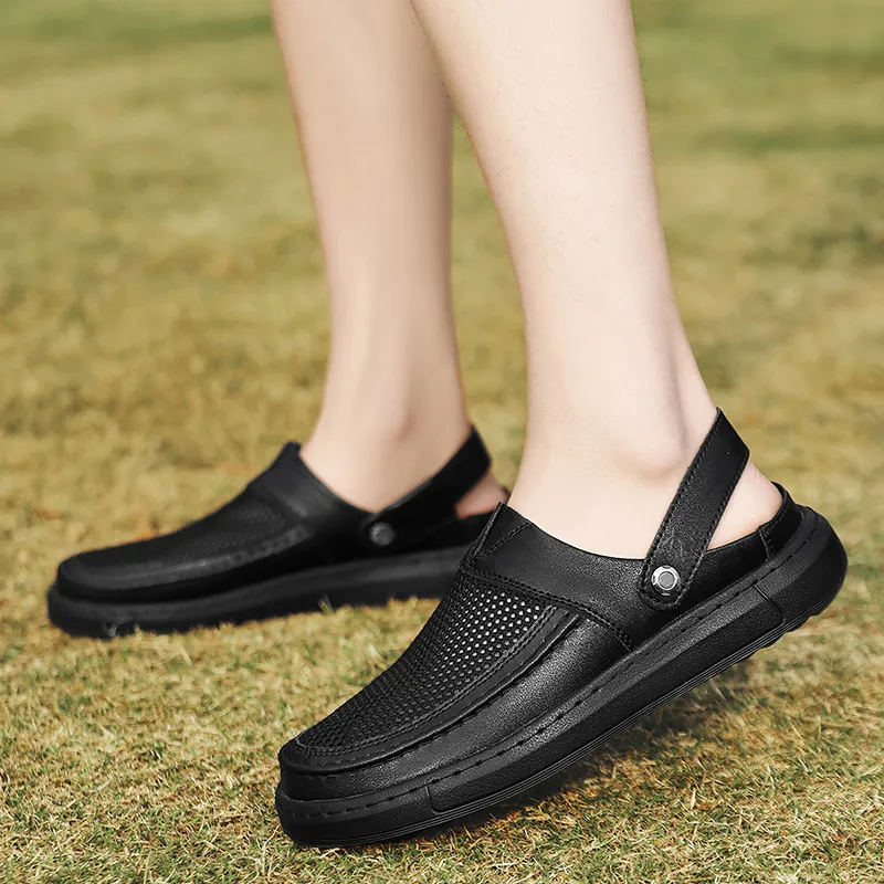 Kangaroo Head Slip Resistant Closed Toe Slippers Men's-10