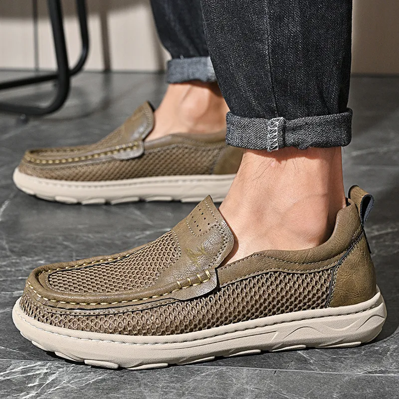 Kangaroo Head Abrasion Resistant Low Top Casual Shoes Men's-3