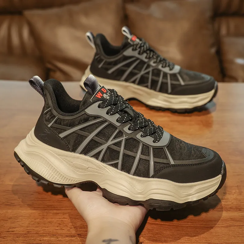 Kangaroo Head Abrasion Resistant Low Top Chunky Sneakers Men's-5