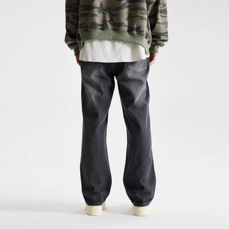 COLDSTONE Dragon Scale Pattern Jeans Unisex-14