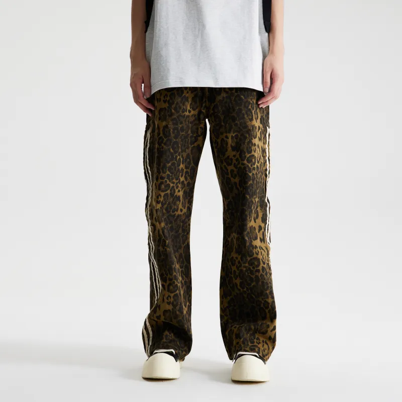 COLDSTONE Jeans Unisex Leopard Print-5