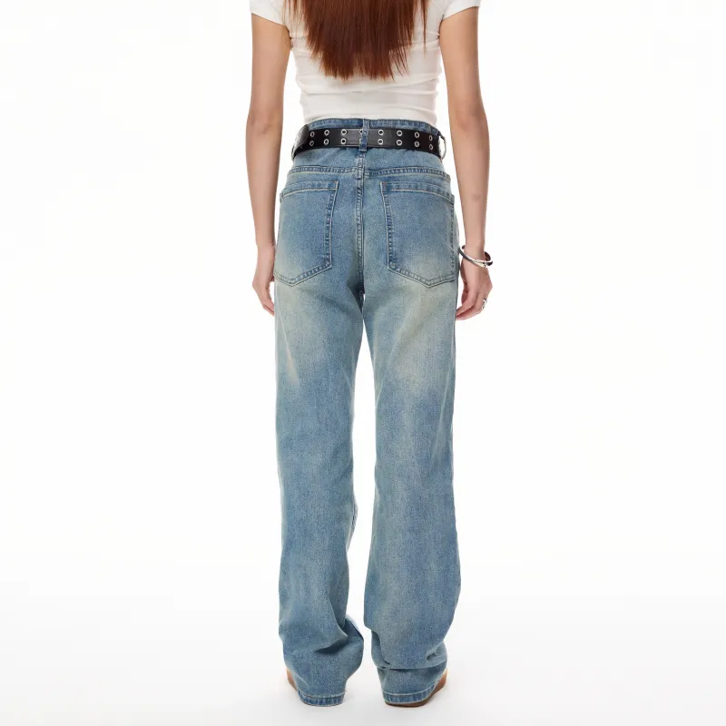COLDSTONE Jeans Unisex Washed Blue-5