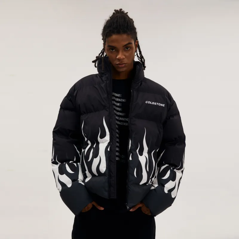 COLDSTONE Puffer Jacket Unisex Black-4