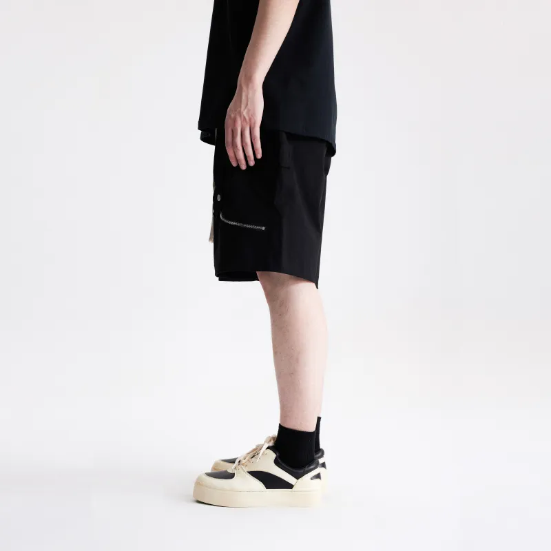 COLDSTONE Casual Shorts Unisex Black-7