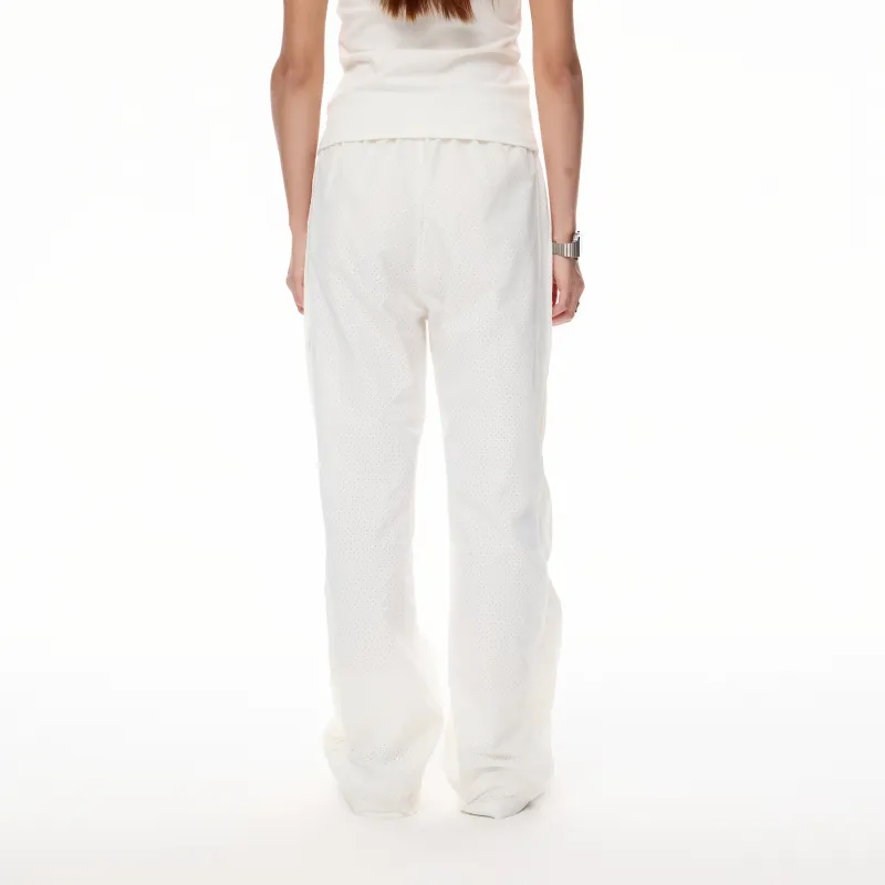 COLDSTONE Casual Pants Unisex White-5