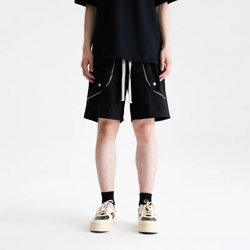 COLDSTONE Casual Shorts Unisex Black-2