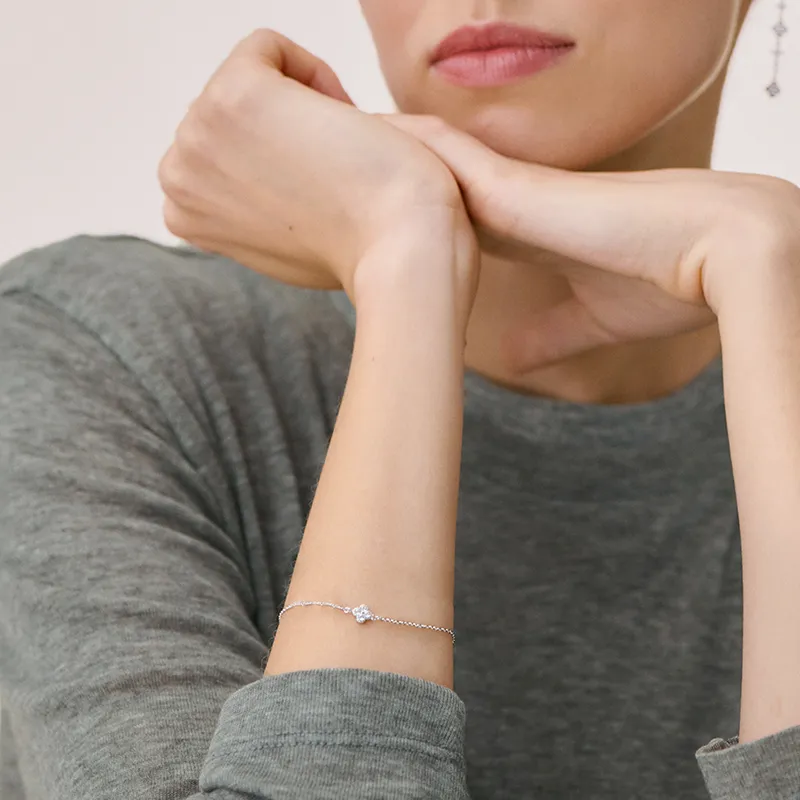 Agatha 925 Sterling Silver Bracelets Unisex-2