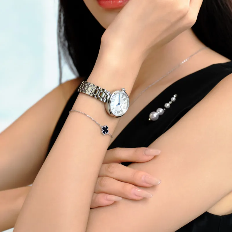 TIANWANG Blue Sandstone 925 Sterling Silver Bracelets Women's-2