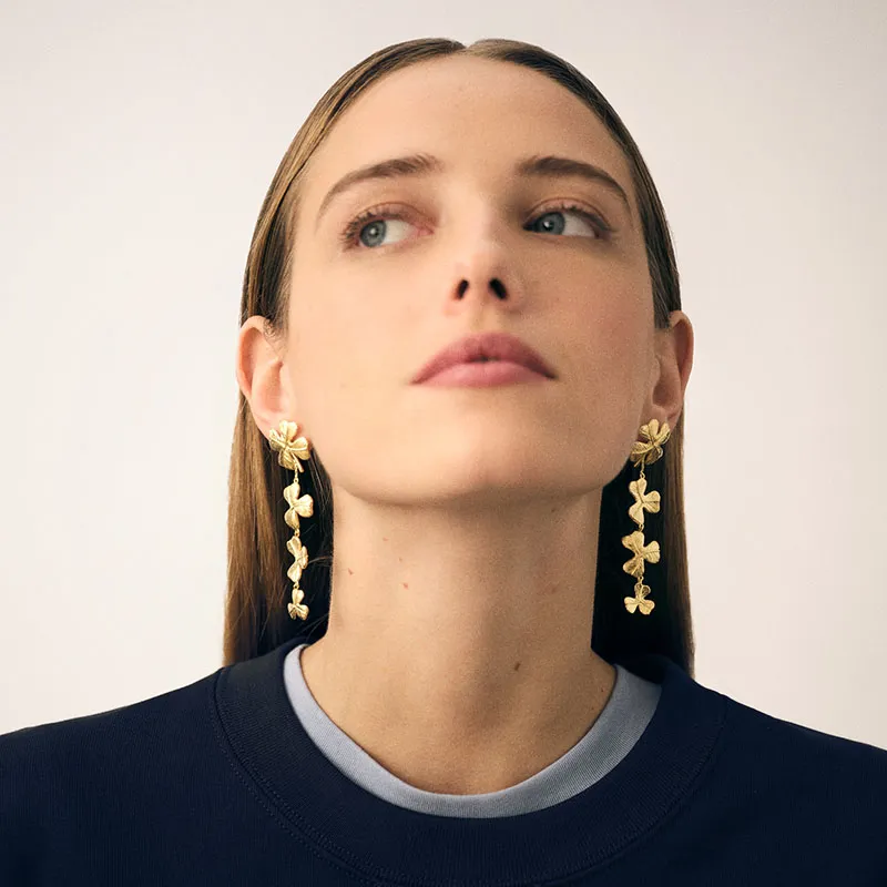 Agatha Copper Alloy Earrings Women's-2