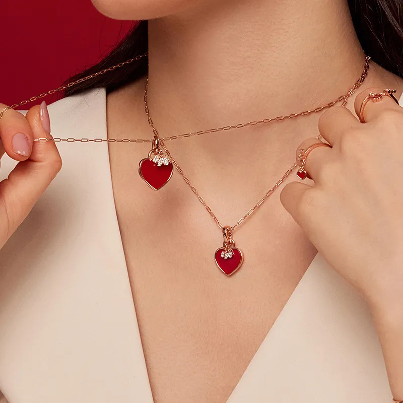 Agatha 925 Sterling Silver With Zirconia Layering Necklaces Unisex-10