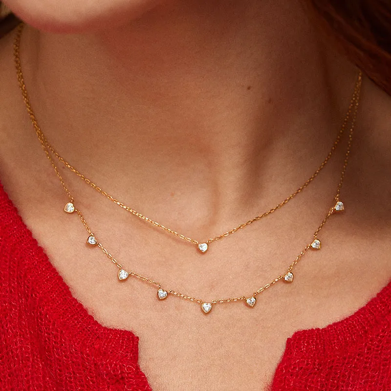 Agatha S925 Silver Necklaces Women's Gold-2