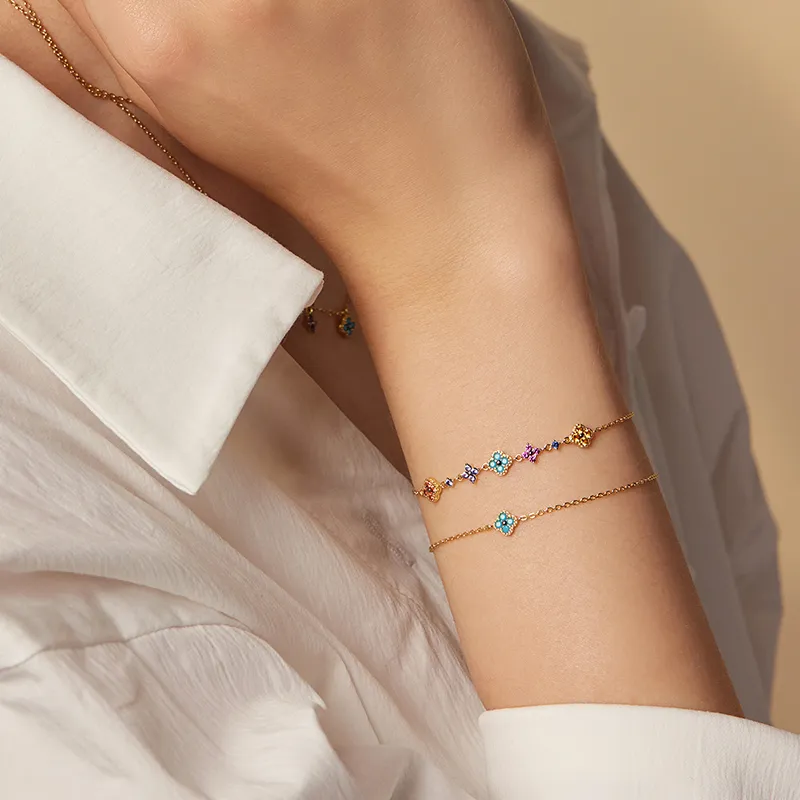Agatha 925 Sterling Silver Bracelets Unisex-3