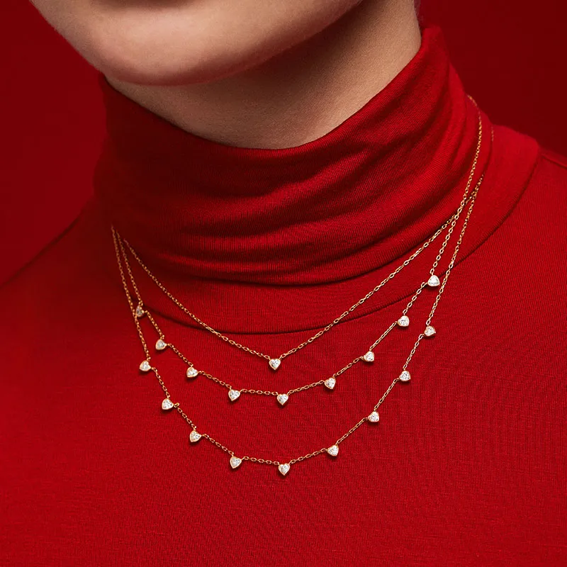 Agatha S925 Silver Necklaces Women's Gold-5
