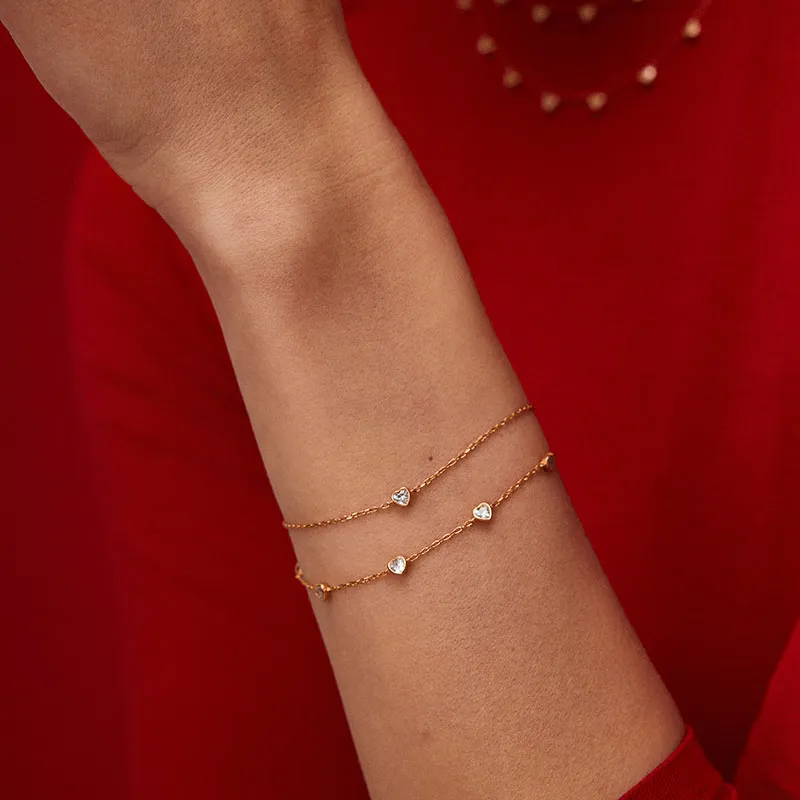 Agatha S925 Silver Bracelets Women's Gold-5