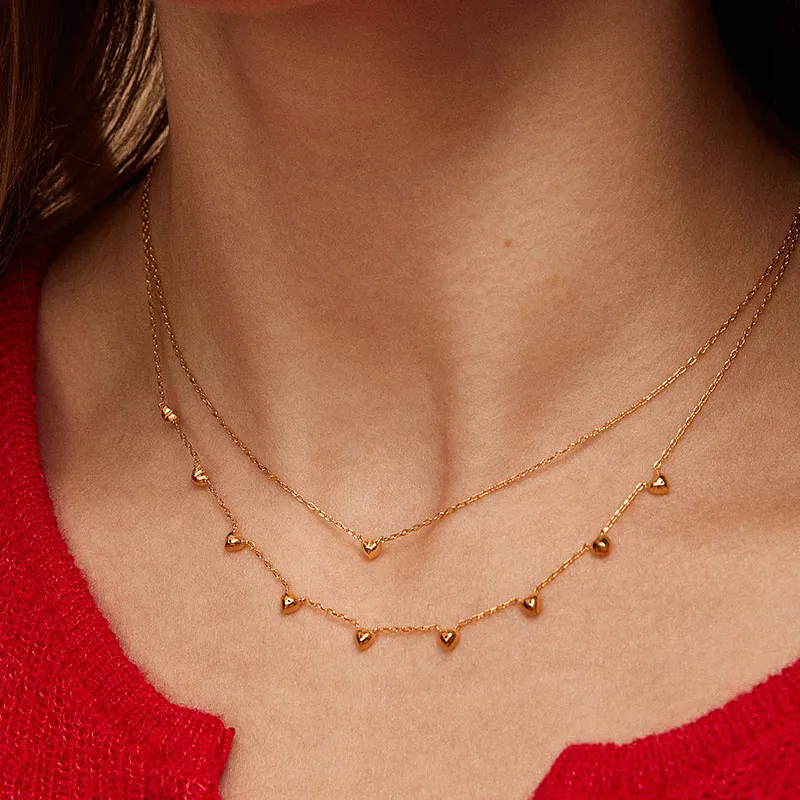 Agatha S925 Silver Necklaces Women's Gold-4