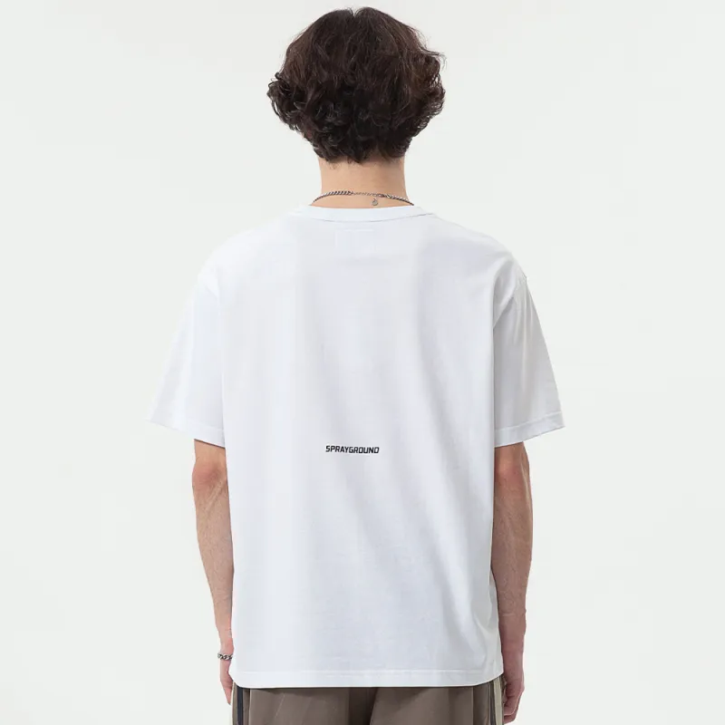 SPRAYGROUND Crew Neck Short Sleeved T Shirts Unisex-8