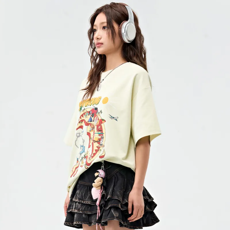 SPRAYGROUND Short Sleeved Crew Neck T Shirt Unisex-15