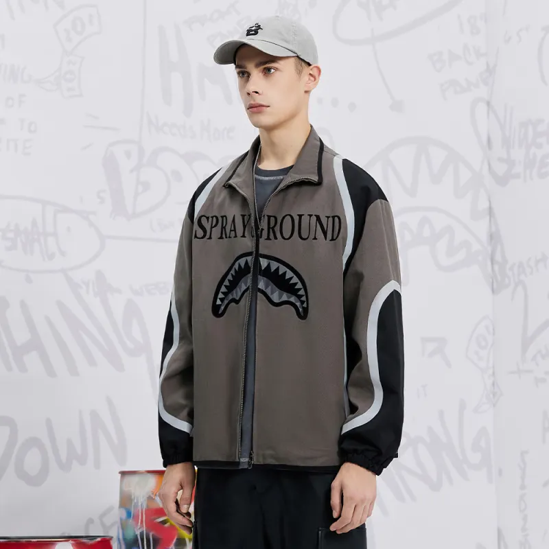 SPRAYGROUND Jackets & Coats Unisex Medium Gray-4