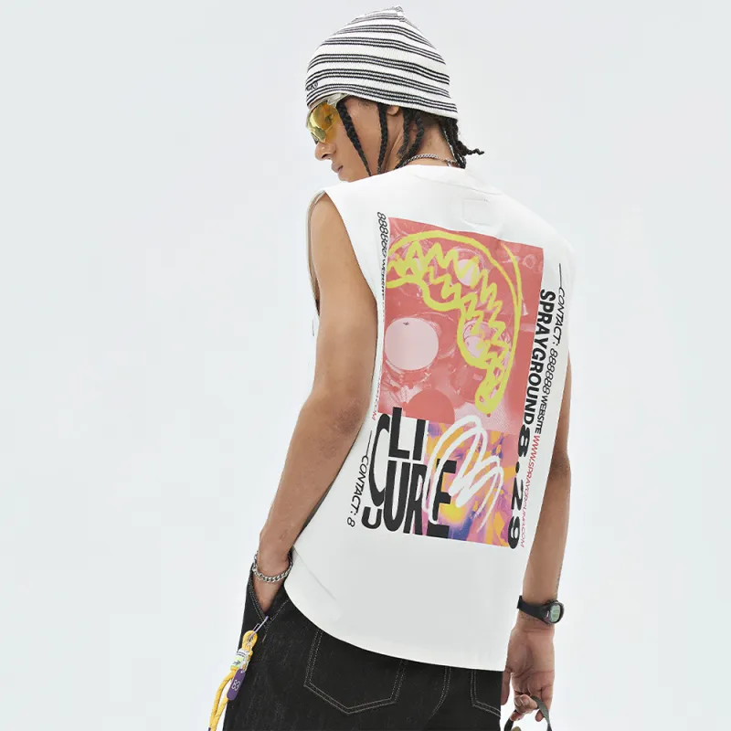 SPRAYGROUND Sleeveless Vests Unisex-4