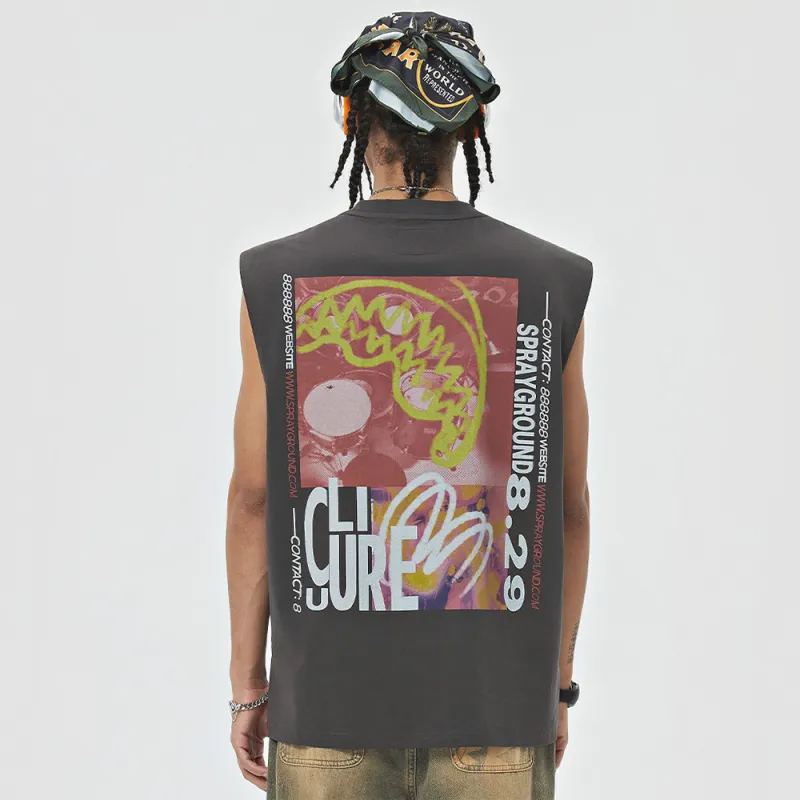 SPRAYGROUND Sleeveless Vests Unisex-10