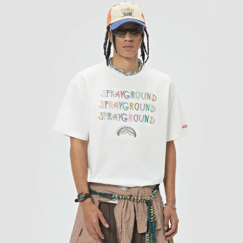 SPRAYGROUND Short Sleeved T Shirts Unisex-5