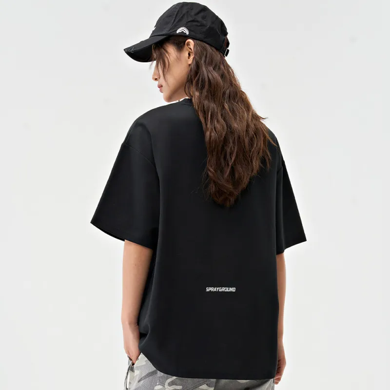 SPRAYGROUND Short Sleeved Crew Neck T Shirt Unisex-4