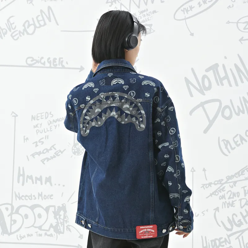 SPRAYGROUND Denim Jacket Unisex-5