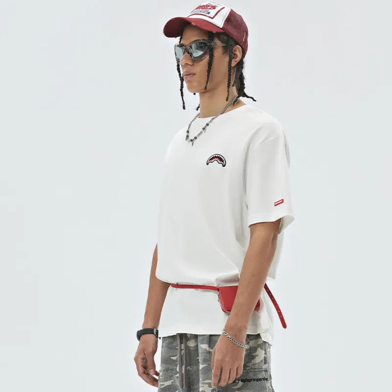 SPRAYGROUND Crew Neck Short Sleeved T Shirts Unisex-3