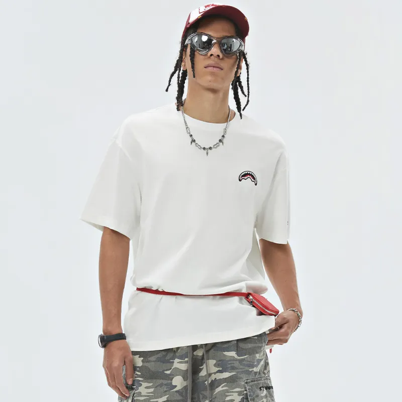 SPRAYGROUND Crew Neck Short Sleeved T Shirts Unisex-2