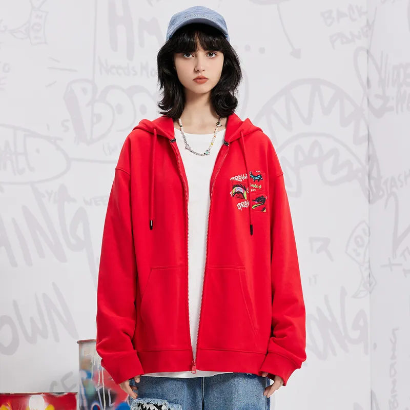 SPRAYGROUND Sweatshirts Unisex Red-2