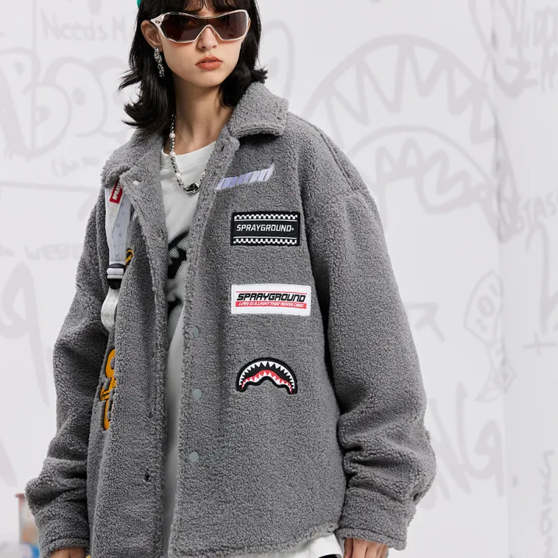 SPRAYGROUND Velvet Jackets Unisex-3