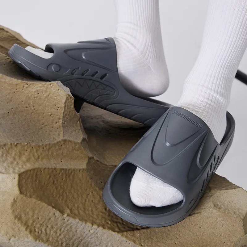 SPRAYGROUND Slip Resistant Slide Slippers Unisex Black-25