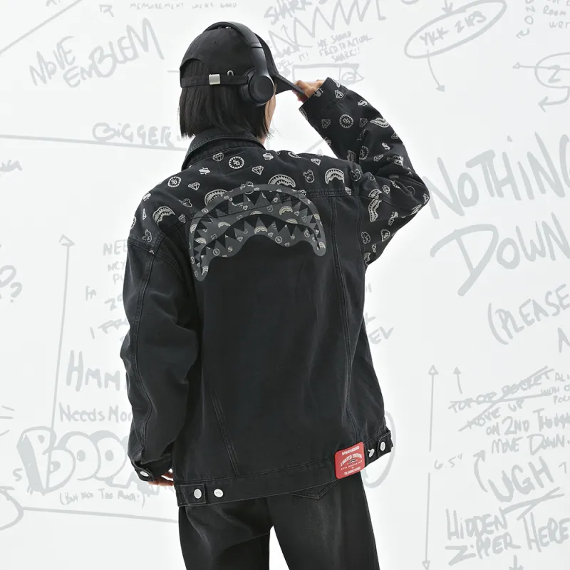 SPRAYGROUND Denim Jacket Unisex-2