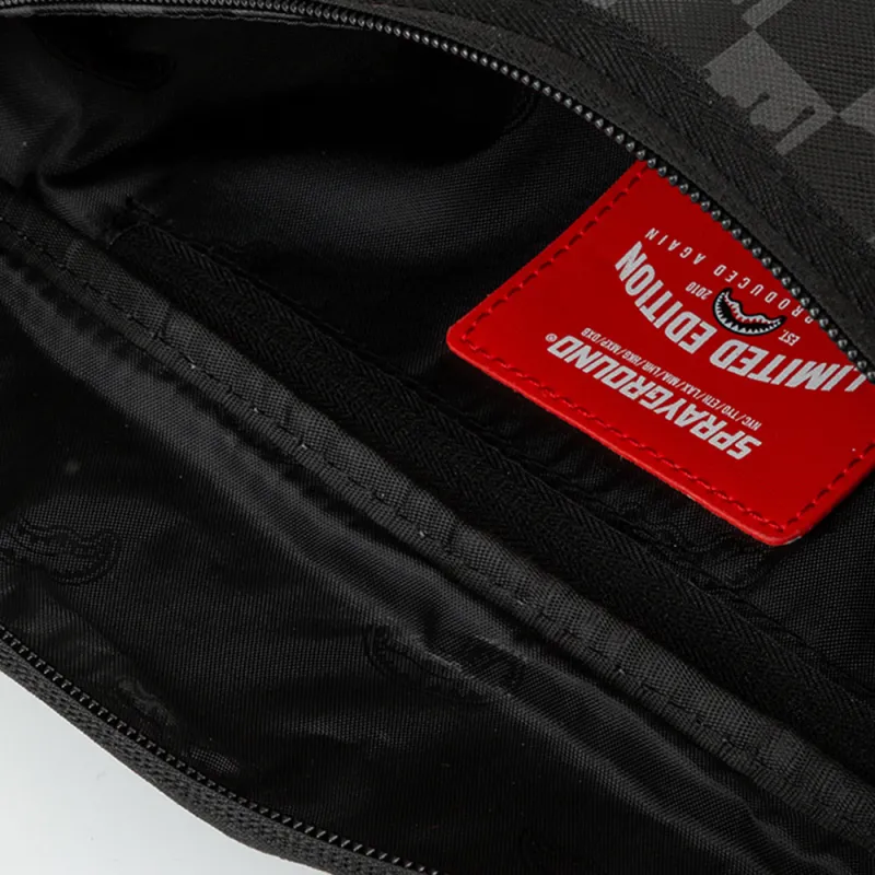 SPRAYGROUND PVC Fanny Pack Unisex Black-2