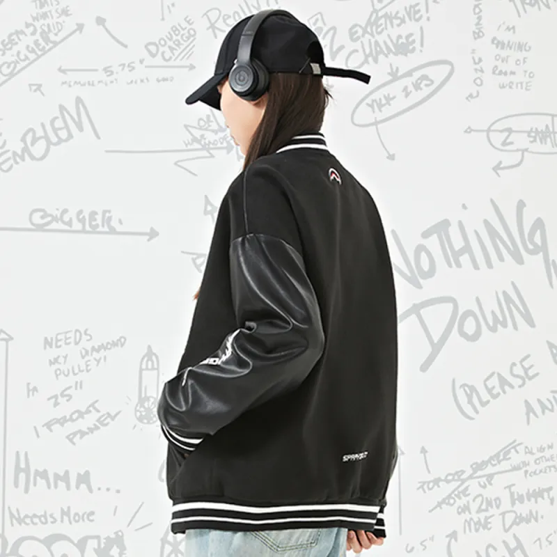 SPRAYGROUND Fall And Winter SG Shark Baseball Jacket Coat Jacket Unisex-10
