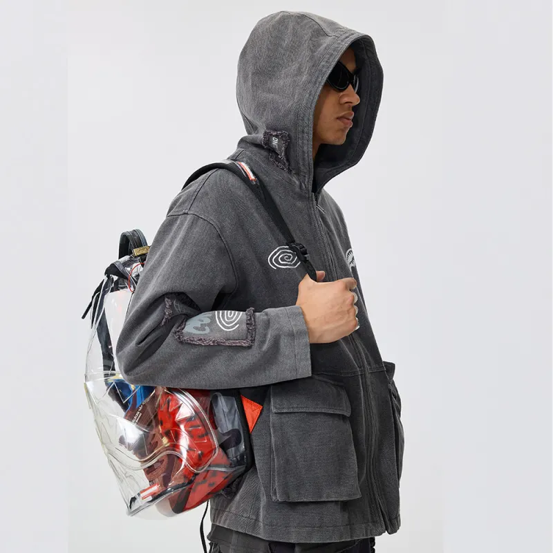 SPRAYGROUND PVC Backpack Regular Unisex Transparent-6