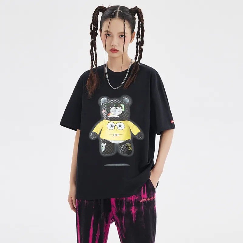 Spongebob Squarepants X SPRAYGROUND T-Shirts Unisex-2