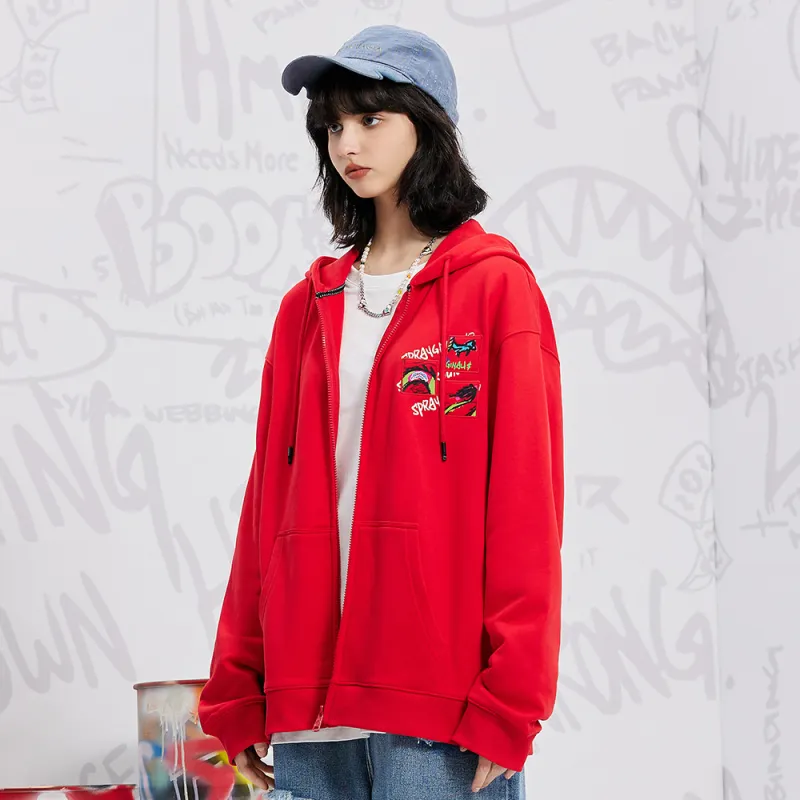 SPRAYGROUND Sweatshirts Unisex Red-3