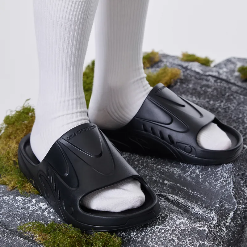 SPRAYGROUND Slip Resistant Slide Slippers Unisex Black-7