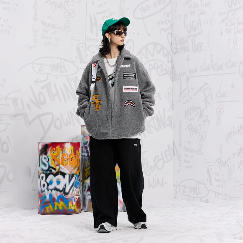 SPRAYGROUND Velvet Jackets Unisex-2