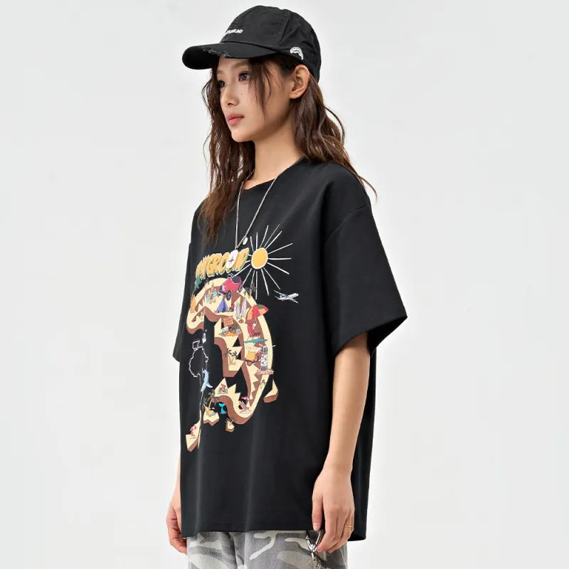SPRAYGROUND Short Sleeved Crew Neck T Shirt Unisex-3