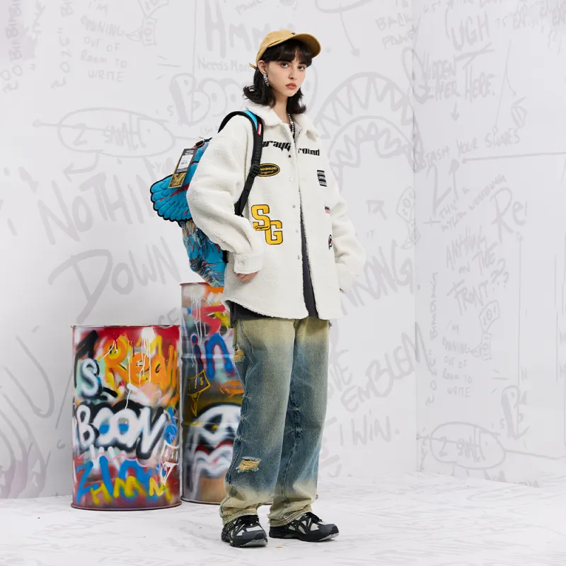 SPRAYGROUND Velvet Jackets Unisex-8
