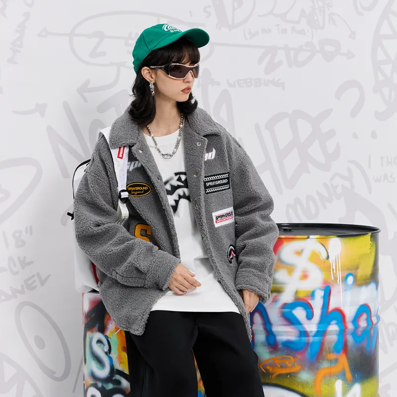 SPRAYGROUND Velvet Jackets Unisex-5