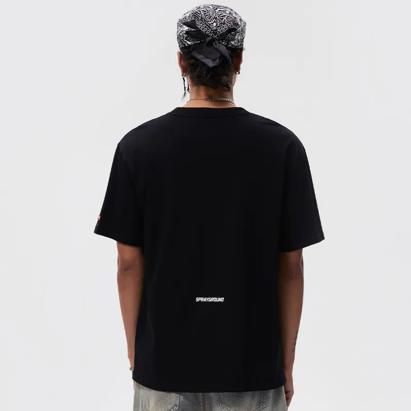 SPRAYGROUND Crew Neck Short Sleeved T Shirts Unisex-10