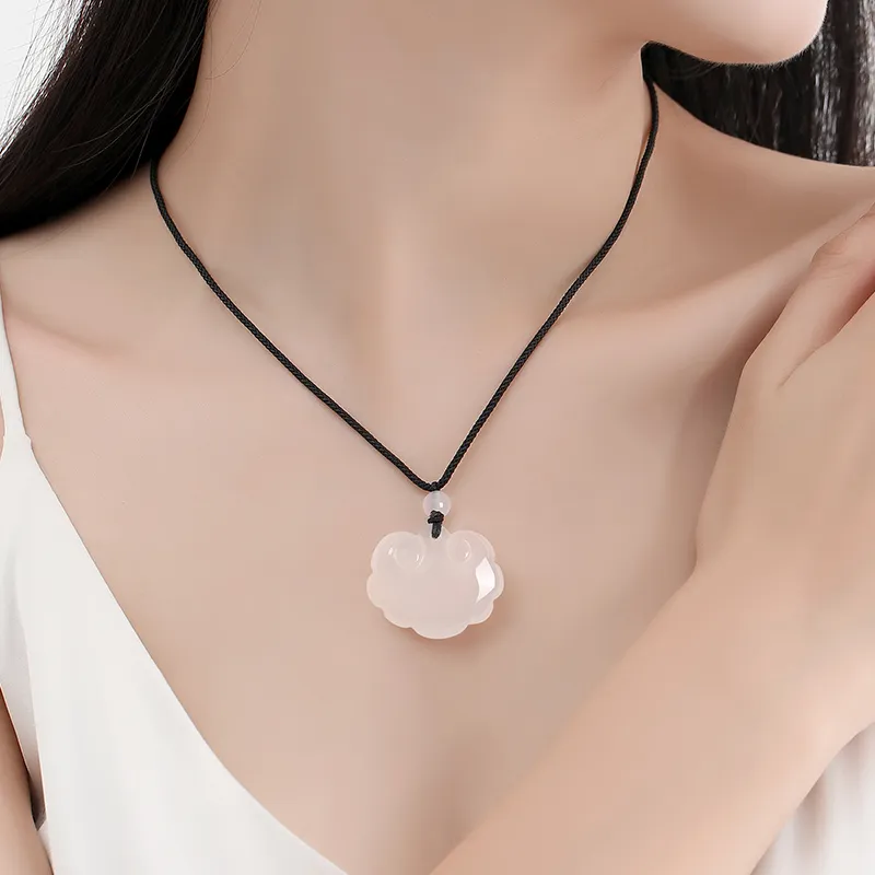AFFLATUS Jade Necklaces Unisex-1